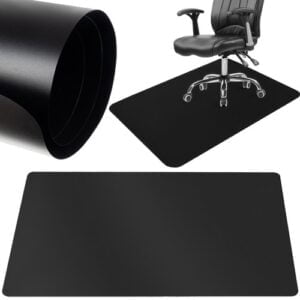 Apsauginis kėdės kilimėlis 90x130cm RUHHY - juodas