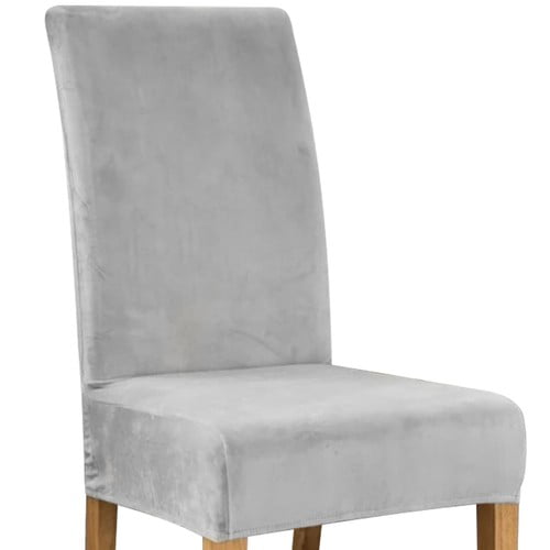 Kėdės užvalkalas - pilkas aksomas Ruhhy 22979