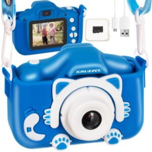 Kruzzel AC22295 mėlynas skaitmeninis fotoaparatas