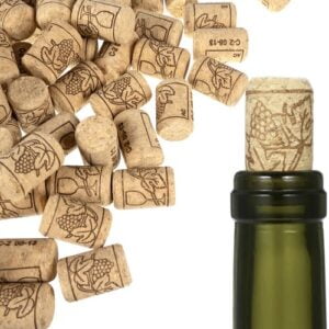 Vyno butelių kamšteliai - 100 vnt. Ruhhy 22876